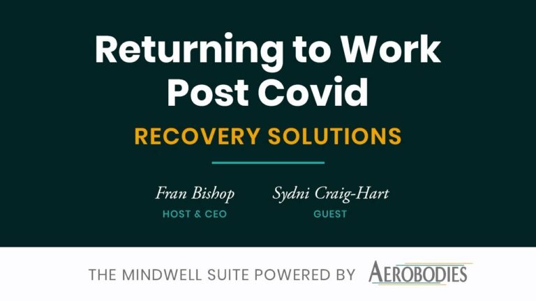 Video: Returning To Work Post Covid – Recovery Solutions